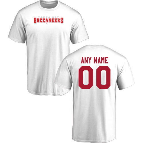 Men Tampa Bay Buccaneers Design-Your-Own Short Sleeve Custom NFL T-Shirt